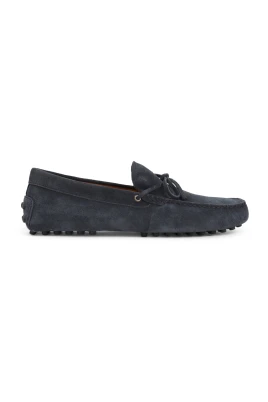 Night Suede Leather Loafers