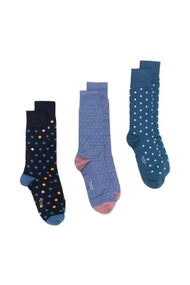 Polkaprickiga strumpor 3-pack