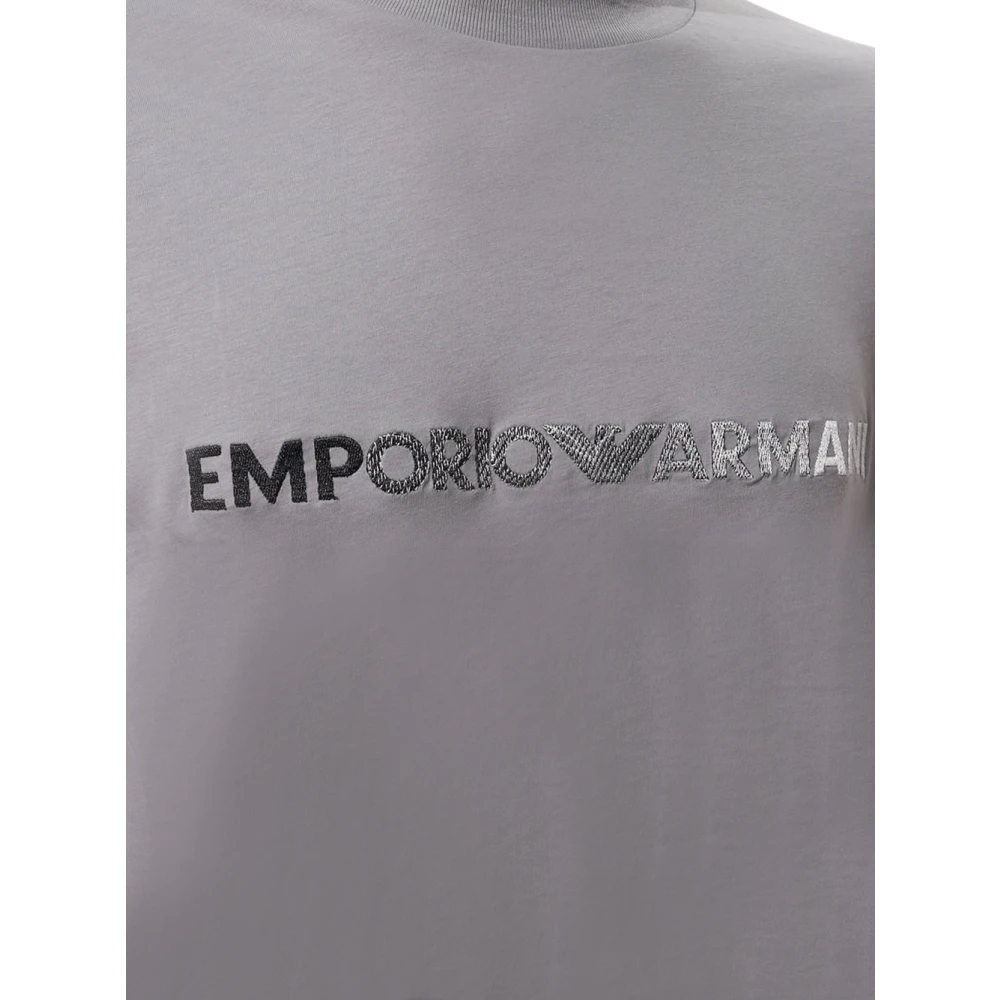 Emporio Armani T-Shirts Gray Heren