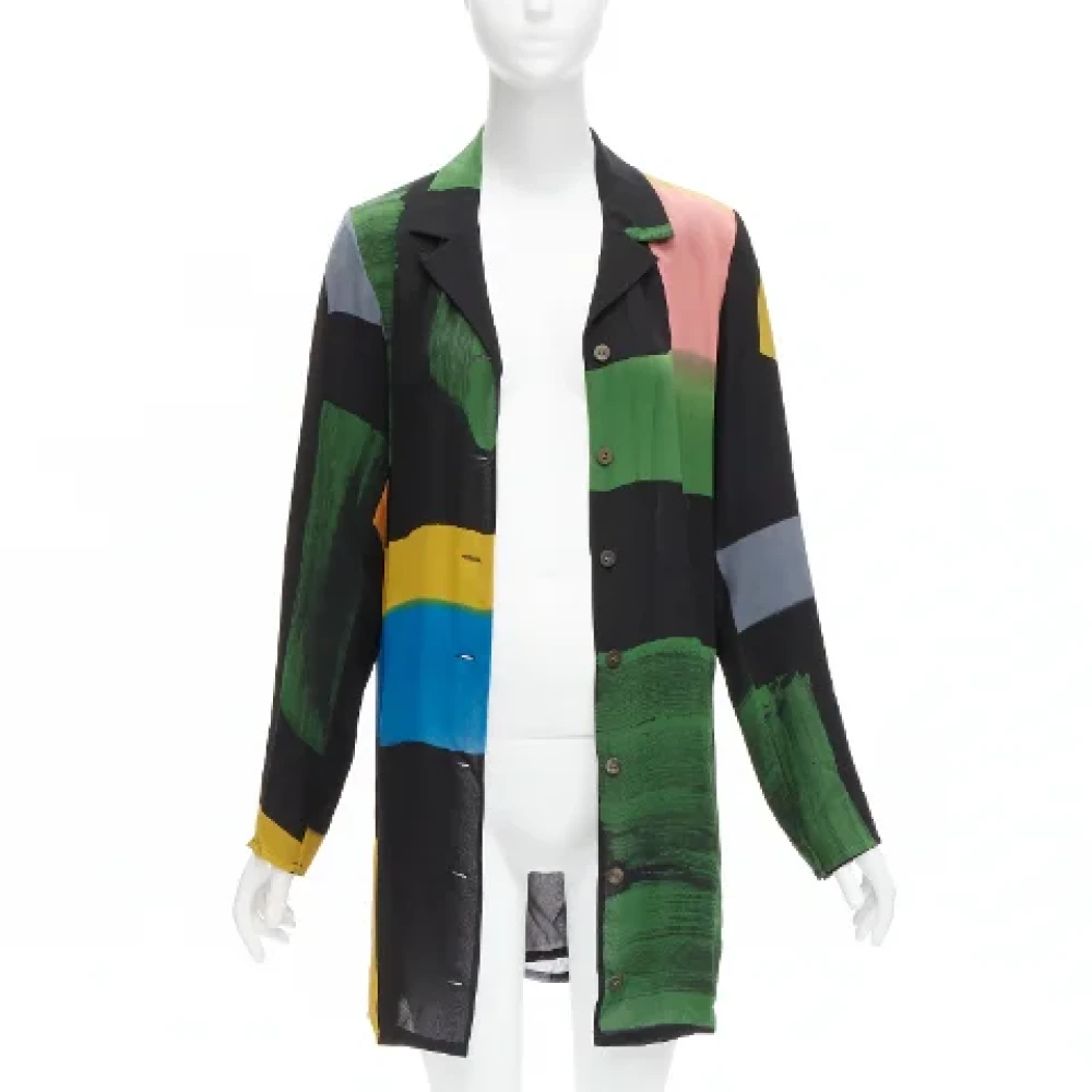 Issey Miyake Pre-owned Silk tops Multicolor Dames