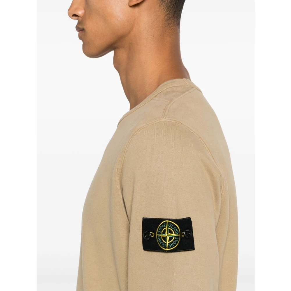 Stone Island Kompas Patch Sweatshirt Brown Heren