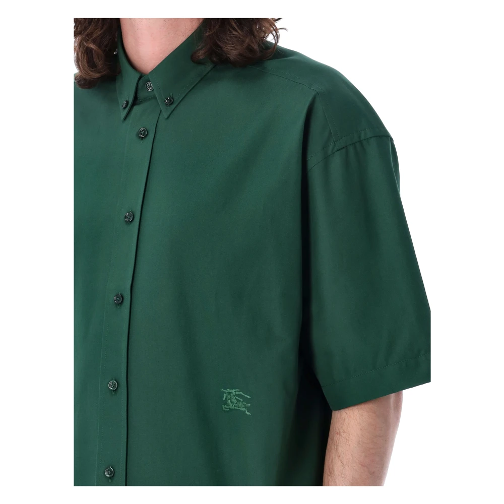 Burberry Shirts Green Heren