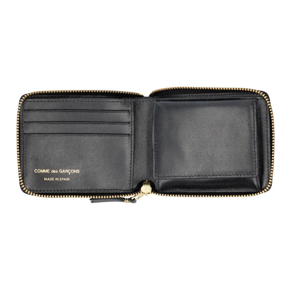 Comme des Garçons Zwarte Rits Portemonnee Black Unisex