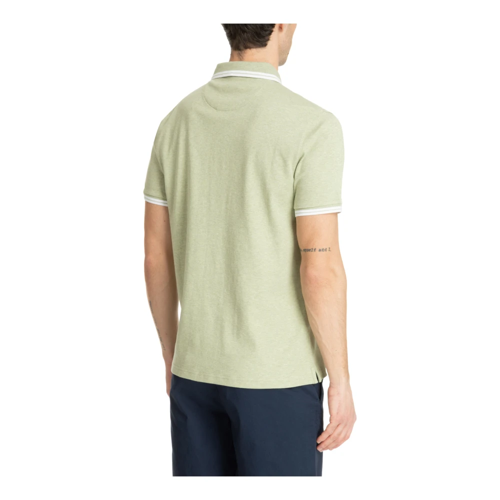 Michael Kors Effen Logo Polo Shirt Green Heren