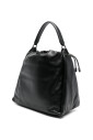 sac-seau-en-cuir-noir-avec-details-de-chaine-et-cordon-de-serrage
