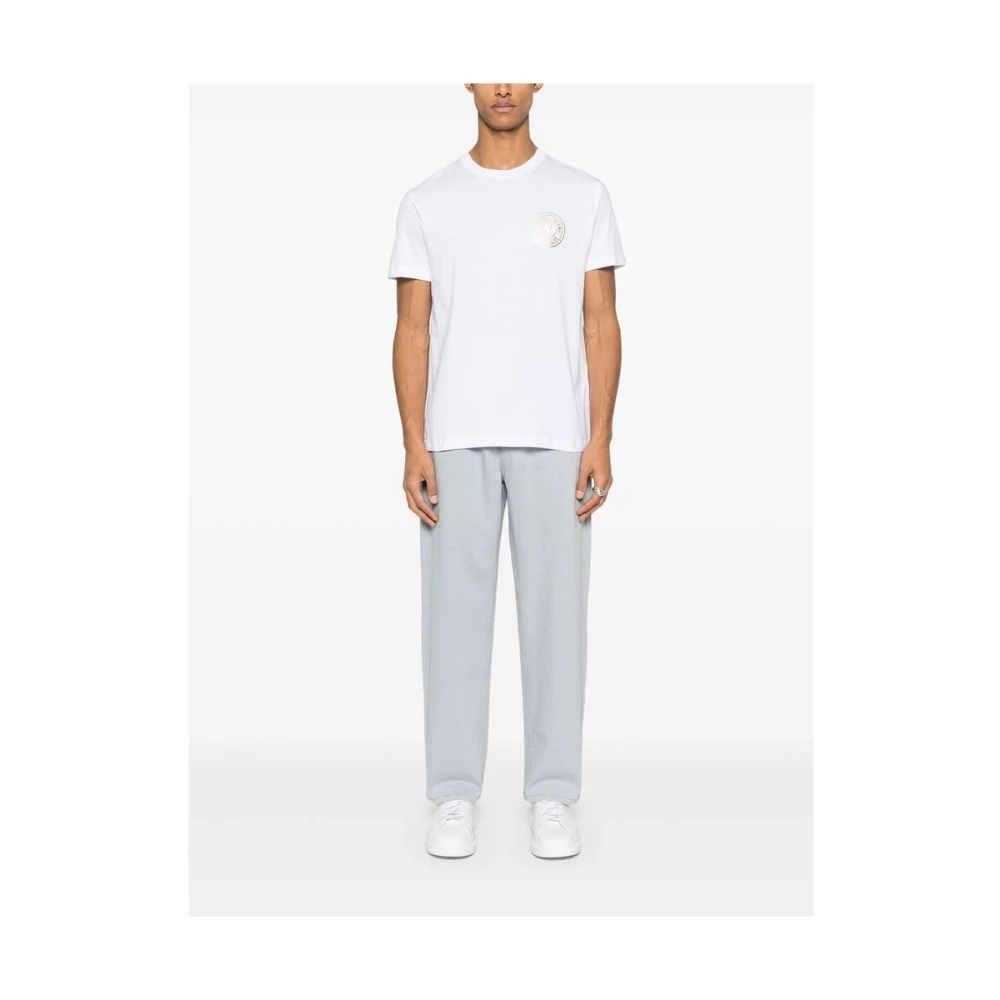Versace Jeans Couture Witte Crew Neck T-shirt White Heren