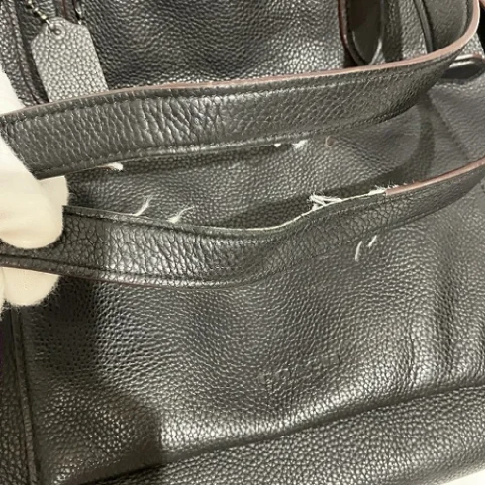 Coach Pre-owned Leather shoulder-bags Black Dames