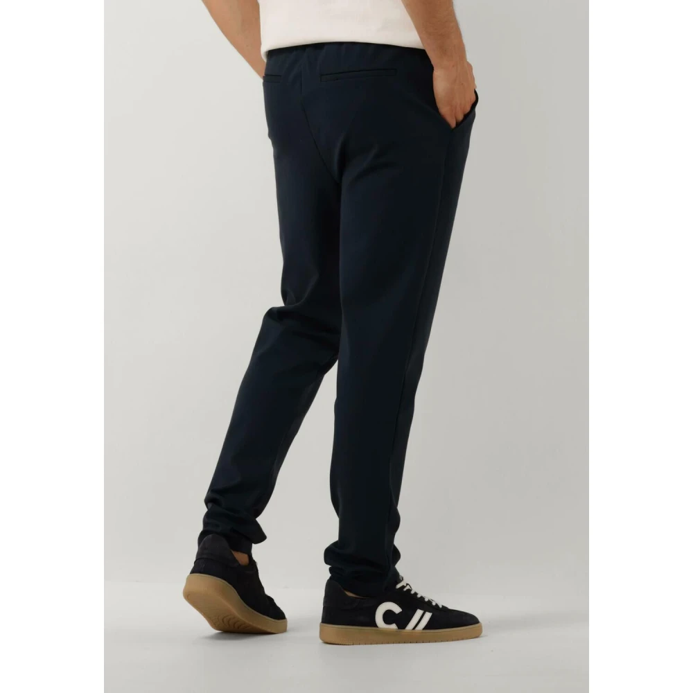 Pure Path Donkerblauwe Punta Broek Met Zakken Blue Heren