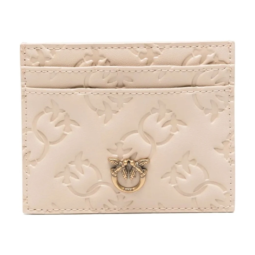 Pinko Women's Beige Wallets & Cardholders, One Size, Card Holder Wallet