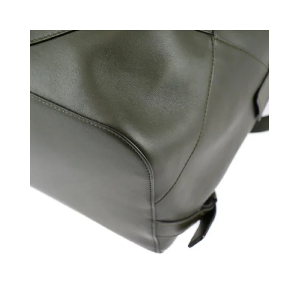 Bottega Veneta Vintage Pre-owned Leather backpacks Green Dames