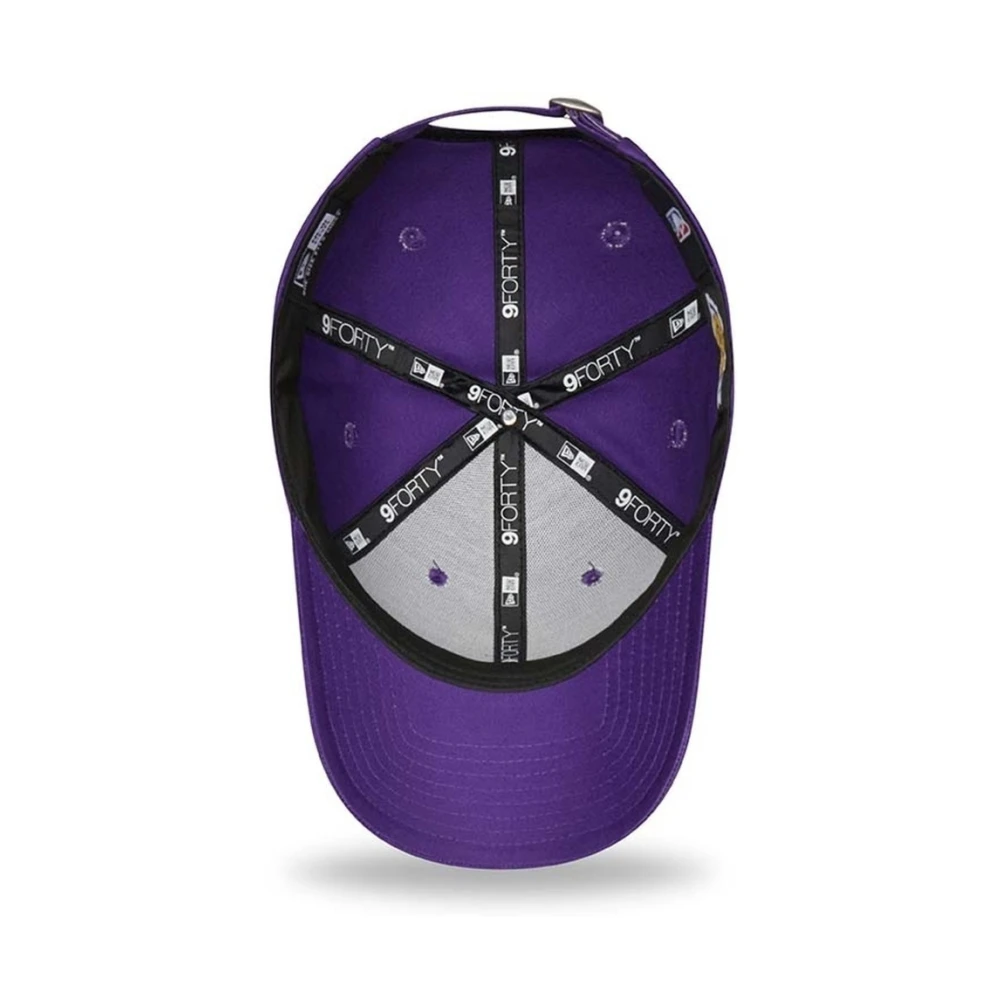 new era Paarse Lakers Team Logo Pet Purple Heren