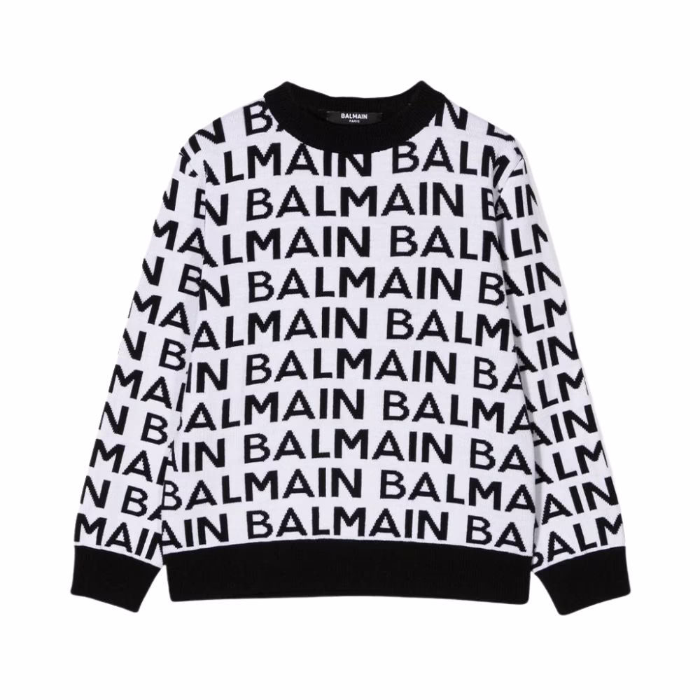 All-over Logo Crewneck Sweater