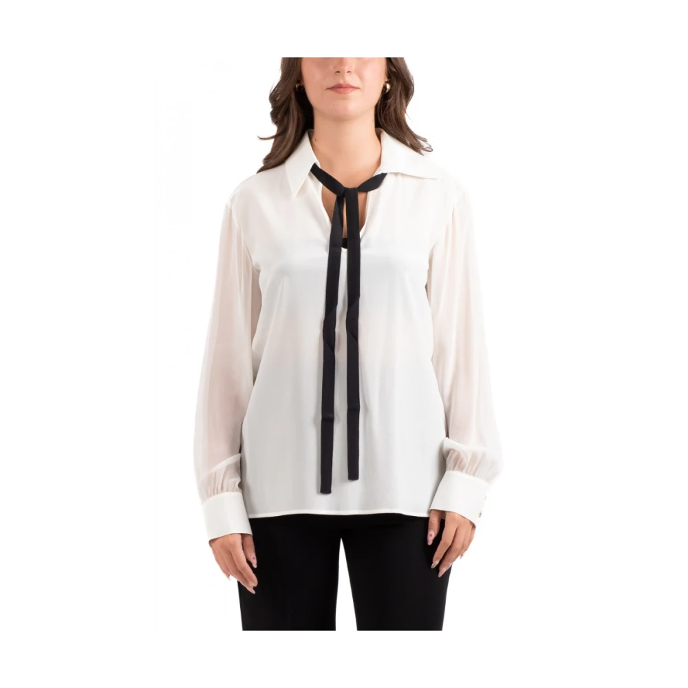 Max Mara Studio Elegante Blouse Studio White Dames
