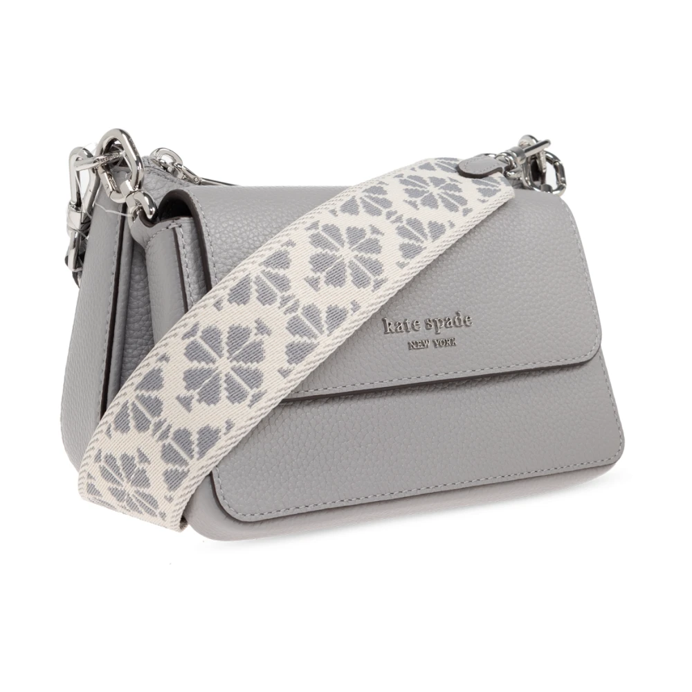 Kate Spade Schoudertas Double Up Gray Dames