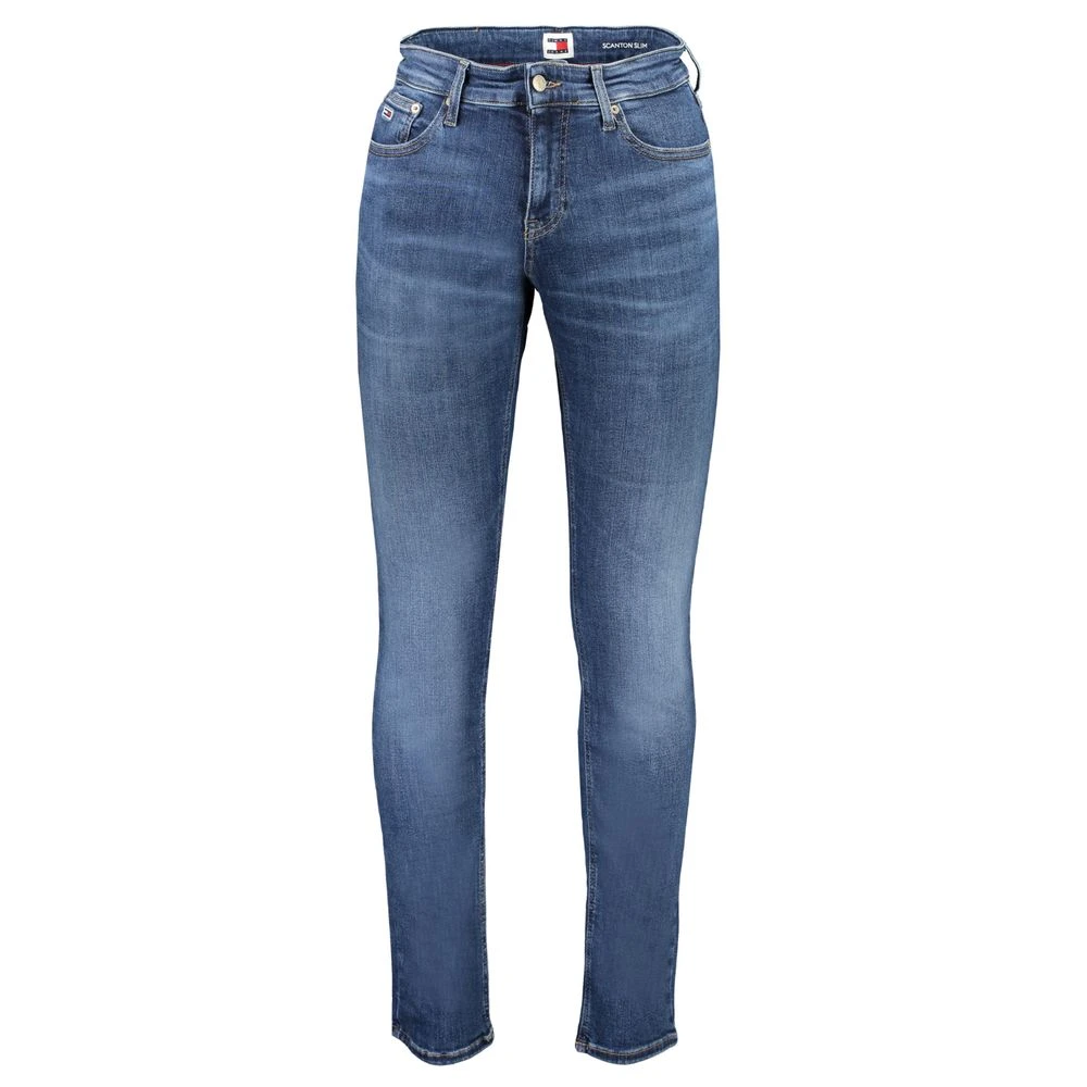 Tommy Hilfiger Blauwe Katoenen Jeans & Broek Blue Heren