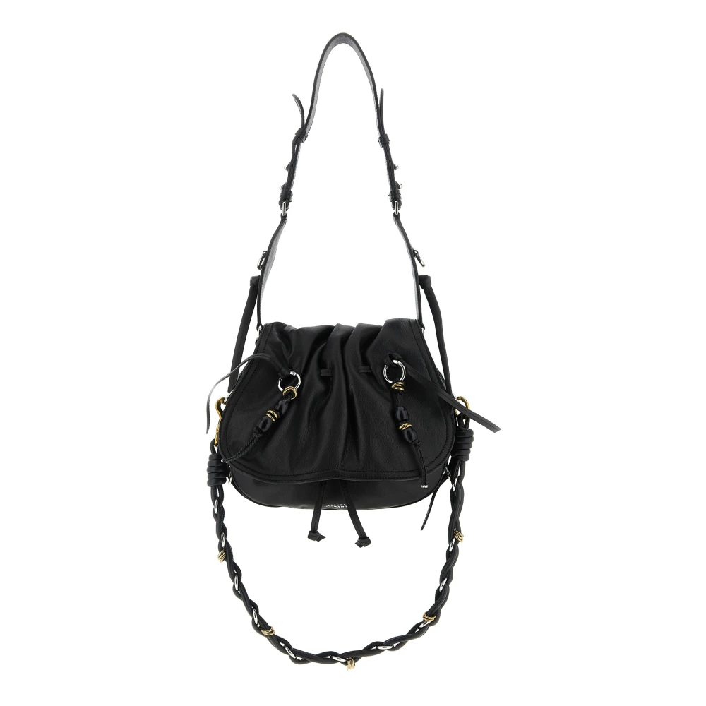 Isabel Marant Women's Black Bolton Leather Shoulder Bag