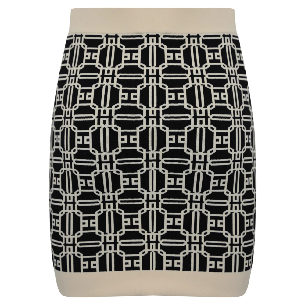 Elisabetta Franchi Contrastkleur Viscose Minirok Multicolor Dames