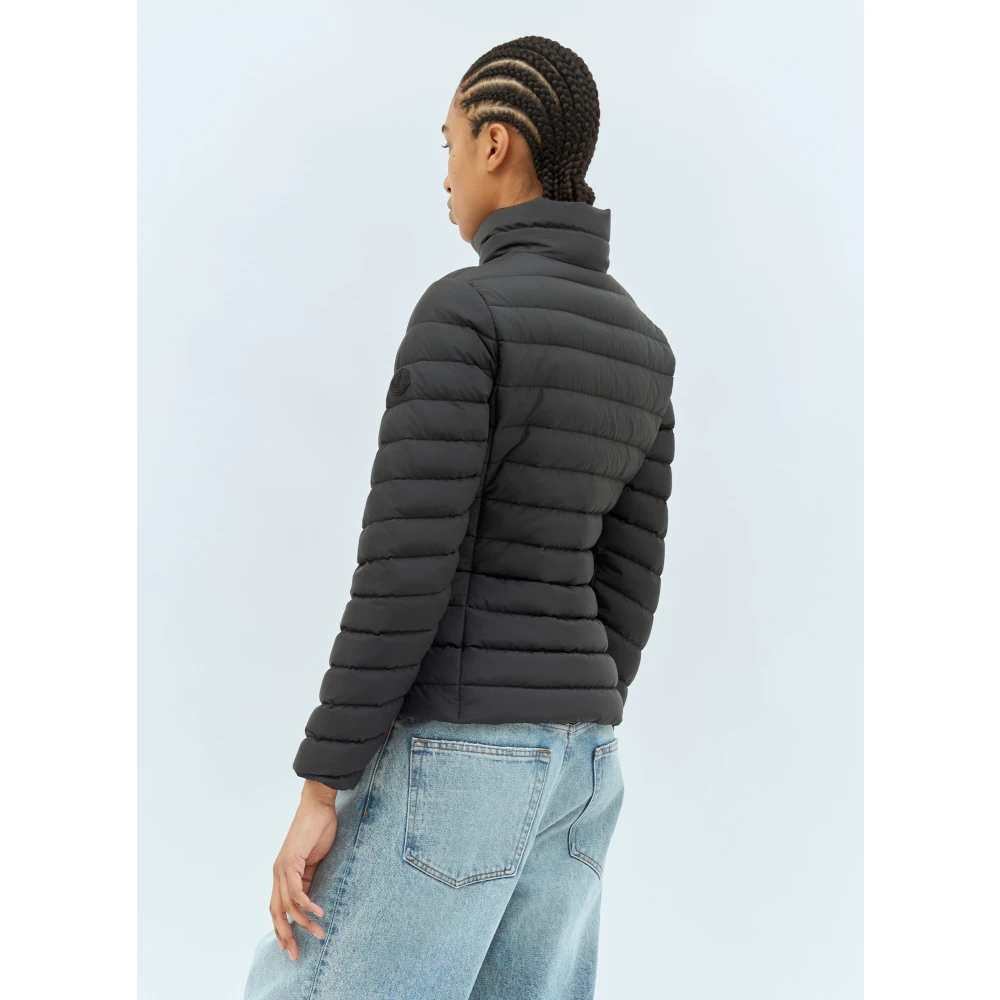 Moncler Matte Finish Kort Donsjack Black Dames