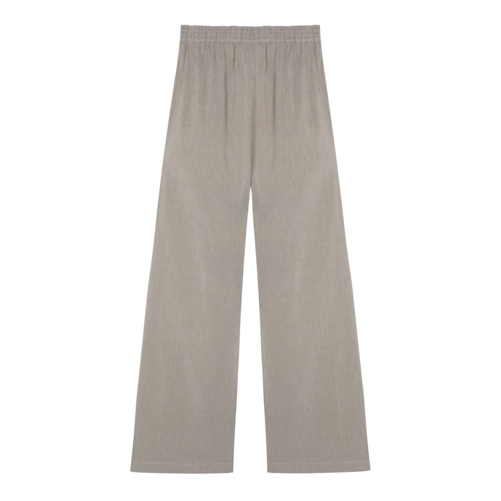 Cortana Green Ama Palazzo Trousers - Female - Wide Trousers - M - Trousers