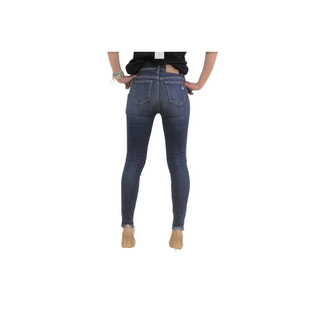 Gaëlle Paris Slim Fit Denim Jeans Blue Dames
