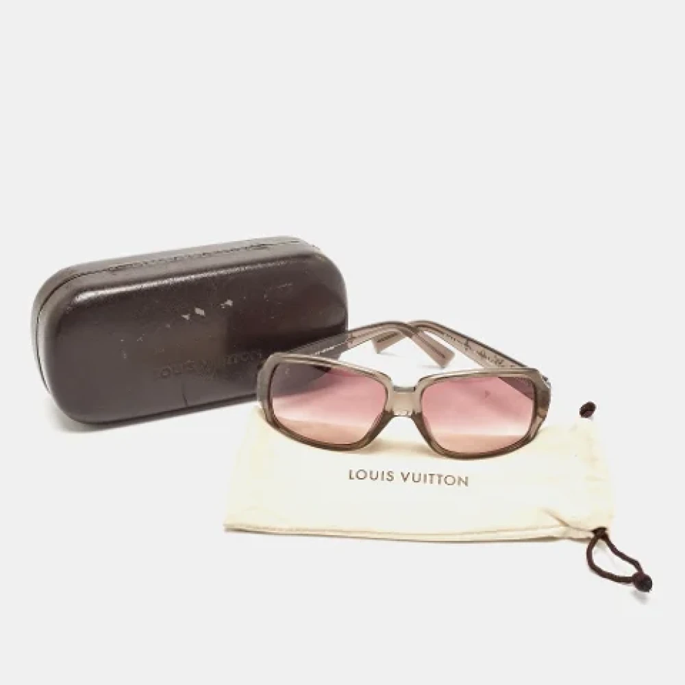 Louis Vuitton Vintage Pre-owned Acetate sunglasses Purple Dames