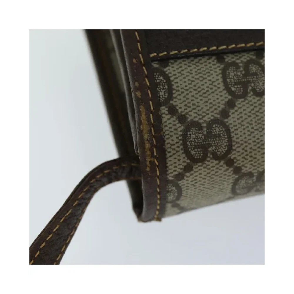 Gucci Vintage Pre-owned Plastic gucci-bags Beige Dames