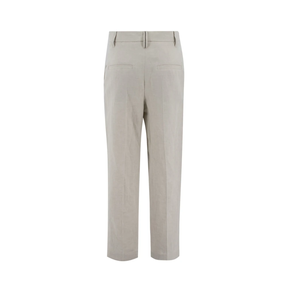 BRUNELLO CUCINELLI Beige Freddo Ss23 Damesbroek Beige Dames