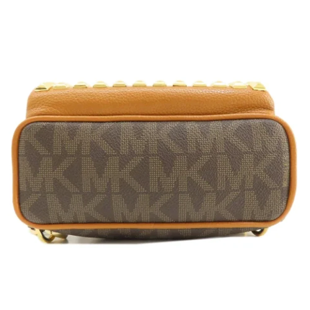 Michael Kors Pre-owned Canvas backpacks Brown Dames