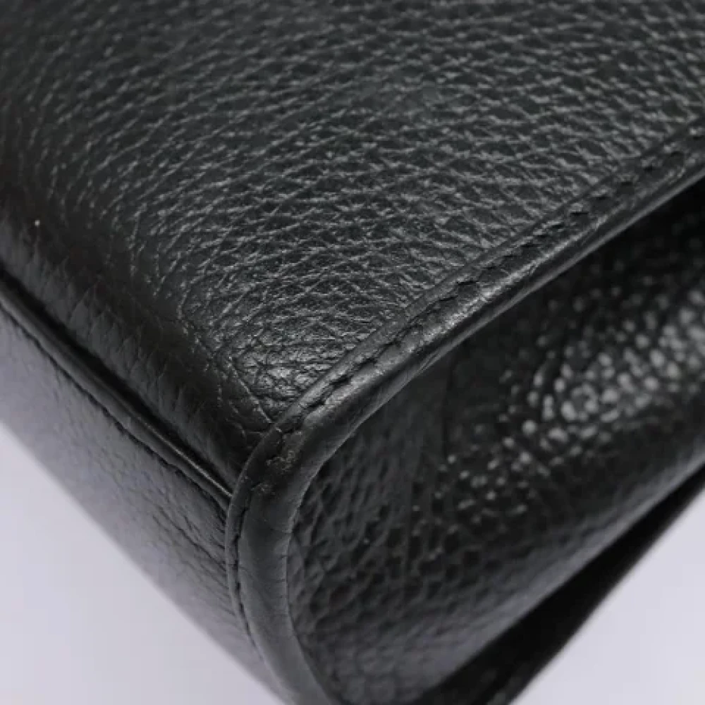 Dior Vintage Pre-owned Leather dior-bags Black Dames