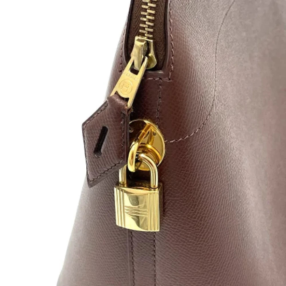 Hermès Vintage Pre-owned Leather handbags Brown Dames