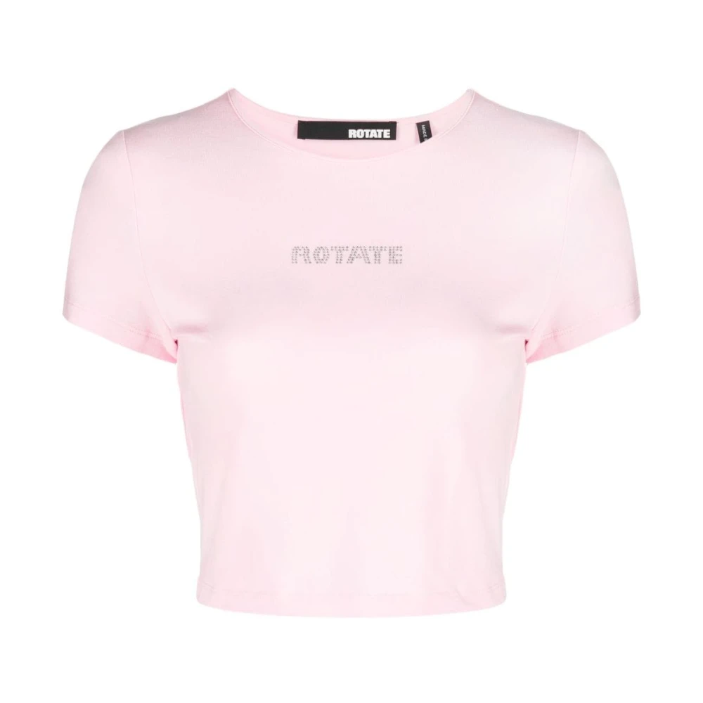 Rotate Birger Christensen Draai T-shirts en Polos Pink Dames