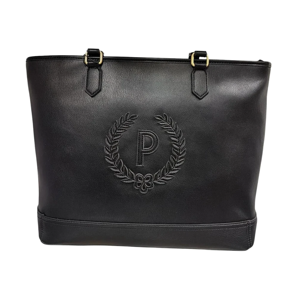 Pollini Donna Nero Shopping Bag