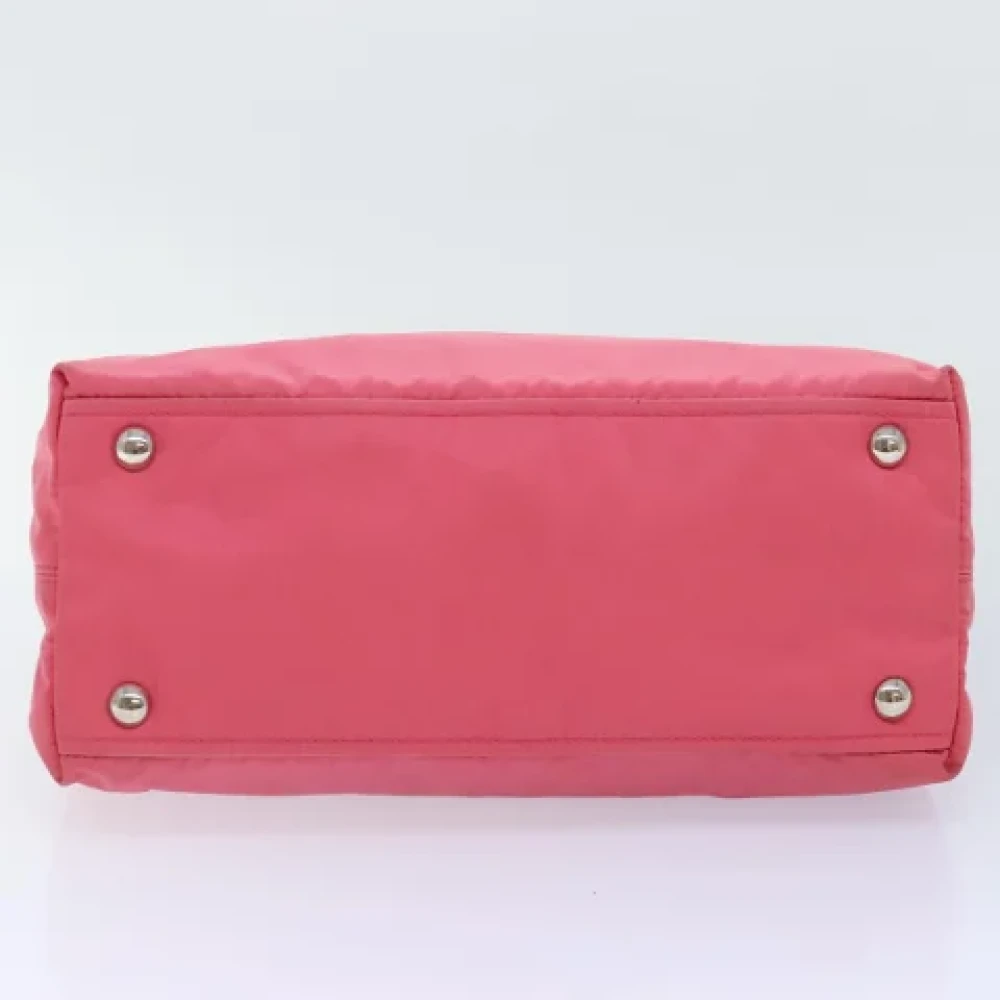 Prada Vintage Pre-owned Nylon prada-bags Pink Dames