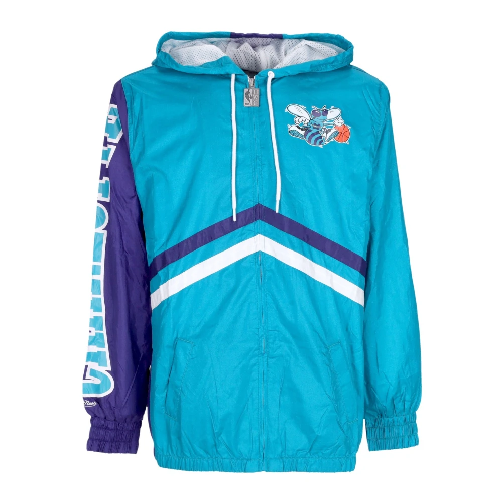 Mitchell & Ness NBA Hardwood Classics Windbreaker Blauw Jack Blue Heren