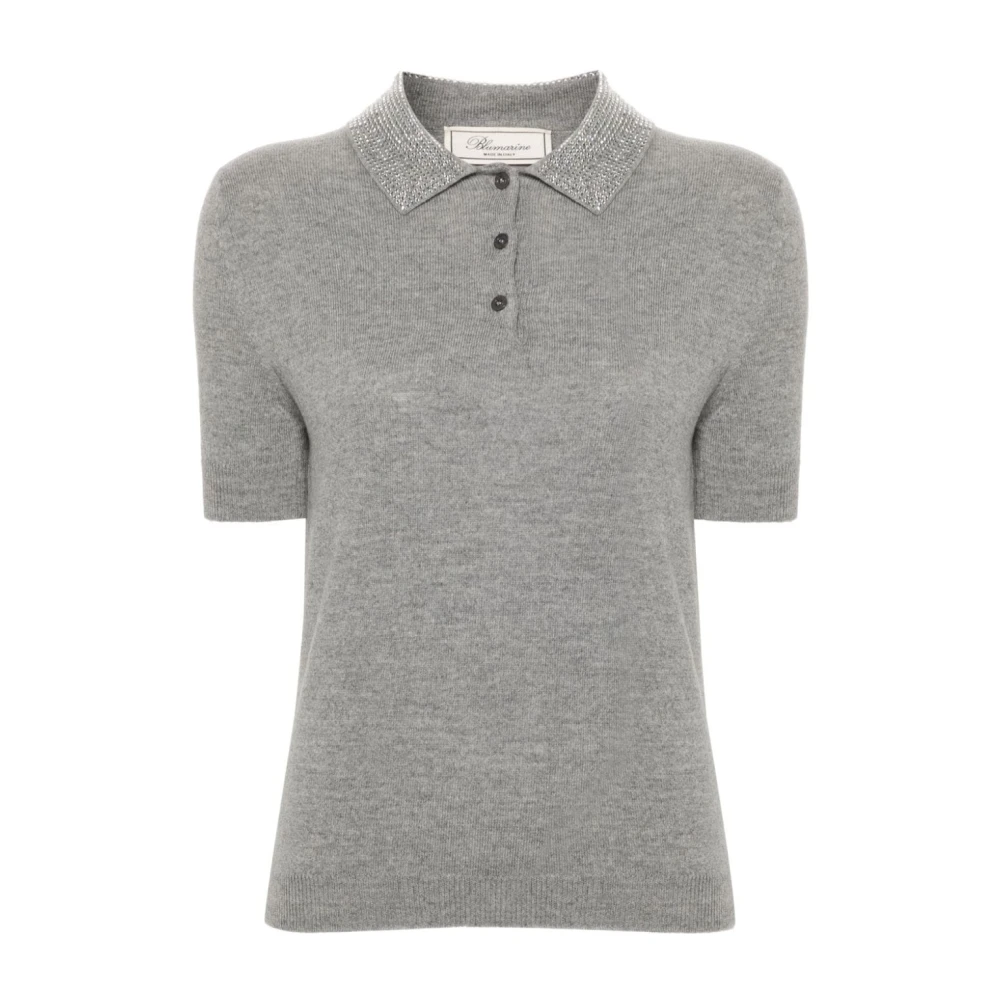 Blumarine Snygga Dam T-shirts Polos Gray, Dam