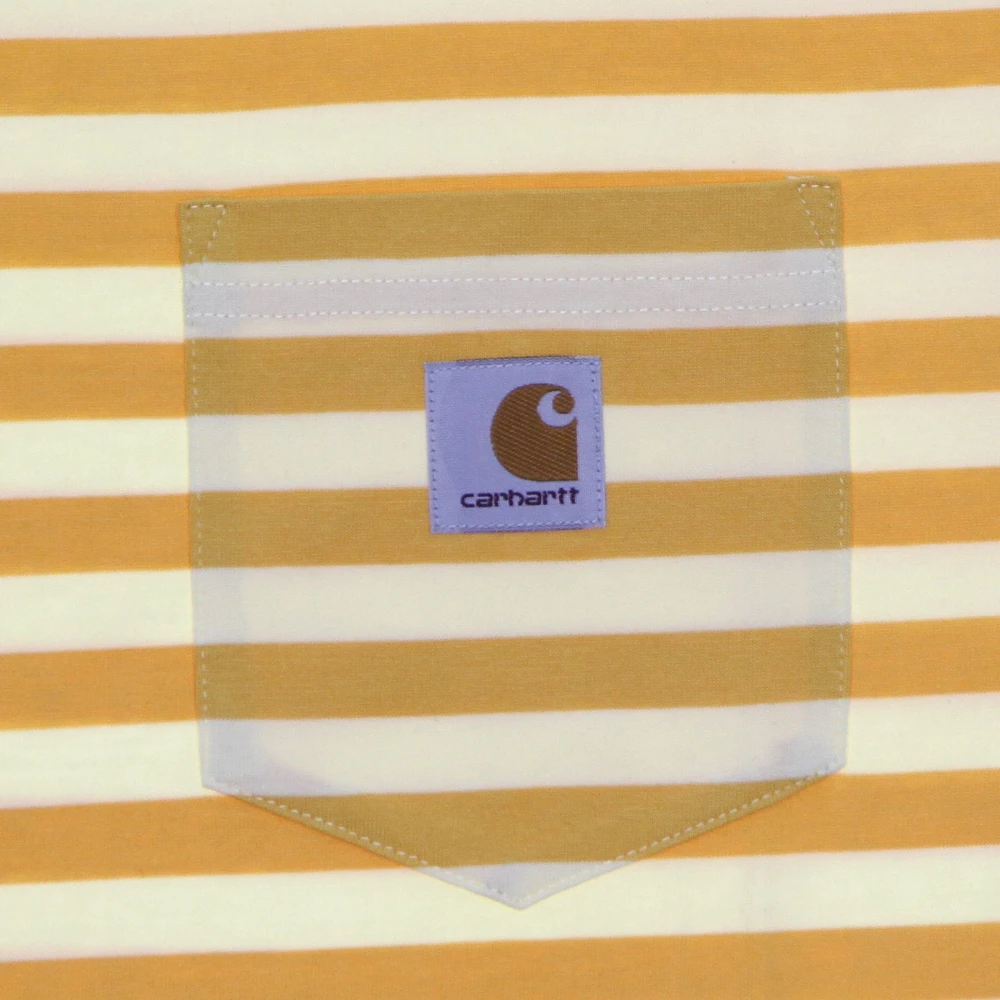 Carhartt WIP Zak T-Shirt Scotty Popsicle Yellow Heren