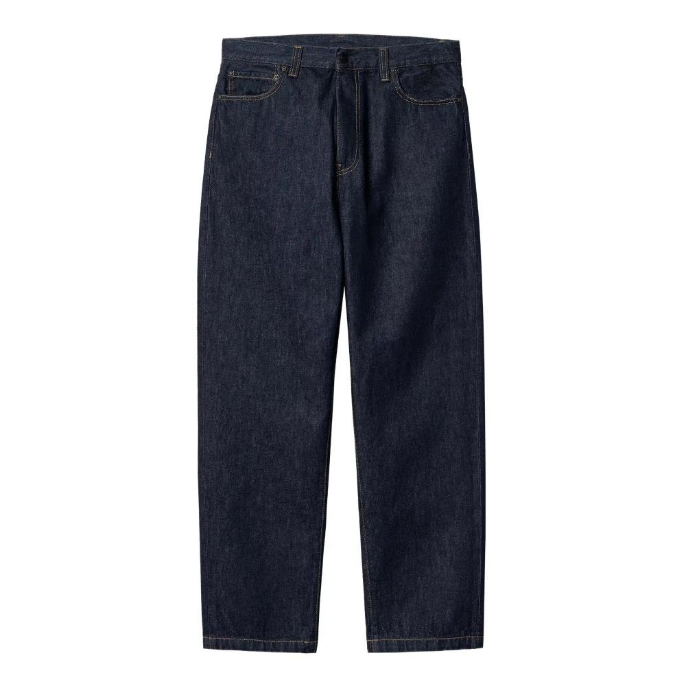 Carhartt Wip Men's Blue Straight Fit Jeans, W30, Aaron Pant