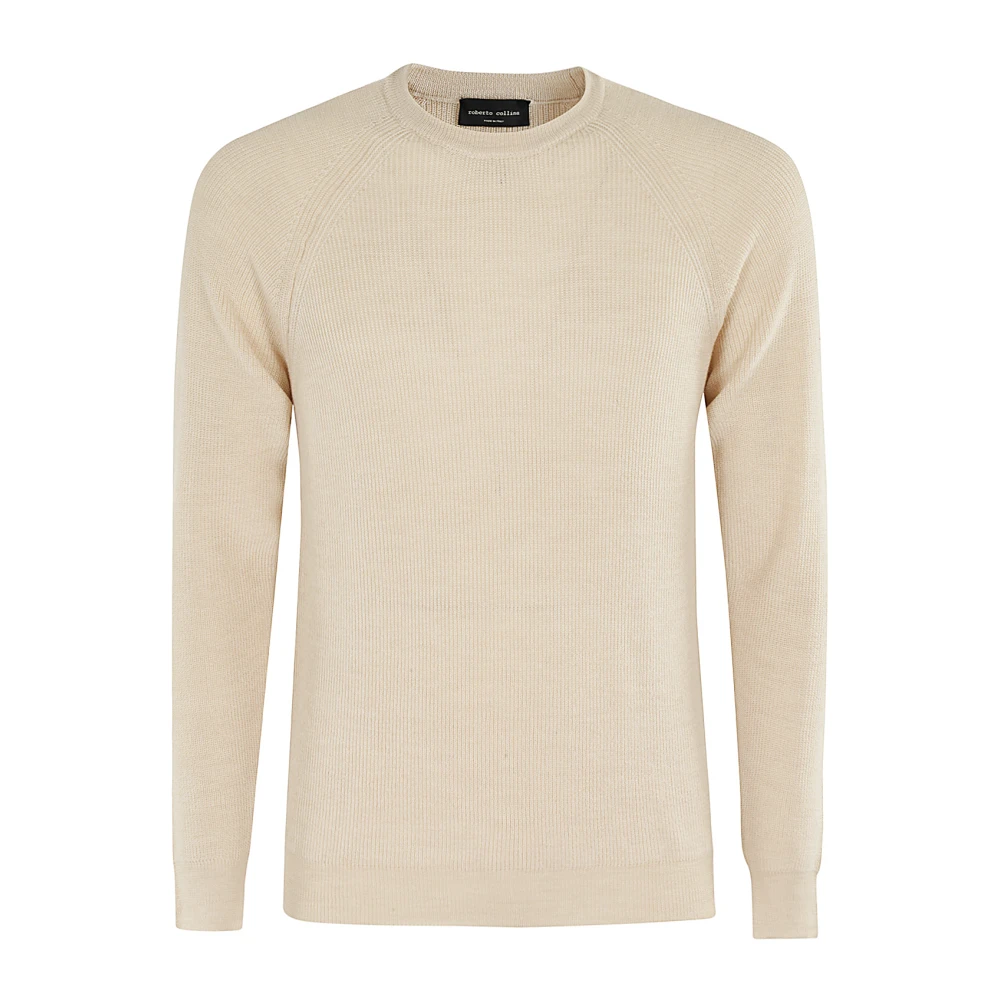 Roberto Collina Raglan Hals Sweater Beige Heren