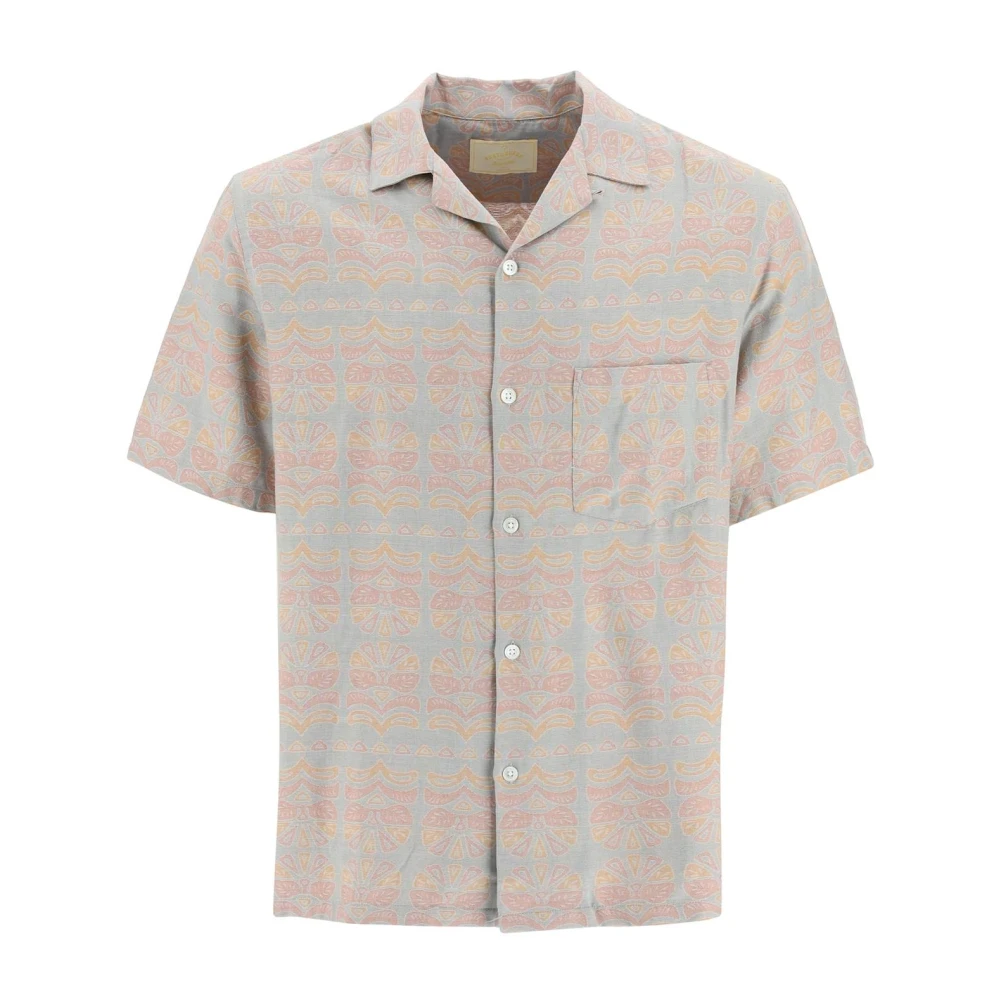 Portuguese Flannel Short Sleeve Shirts Multicolor Heren