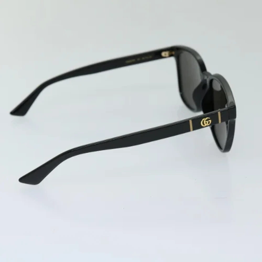 Gucci Vintage Pre-owned Plastic sunglasses Black Dames