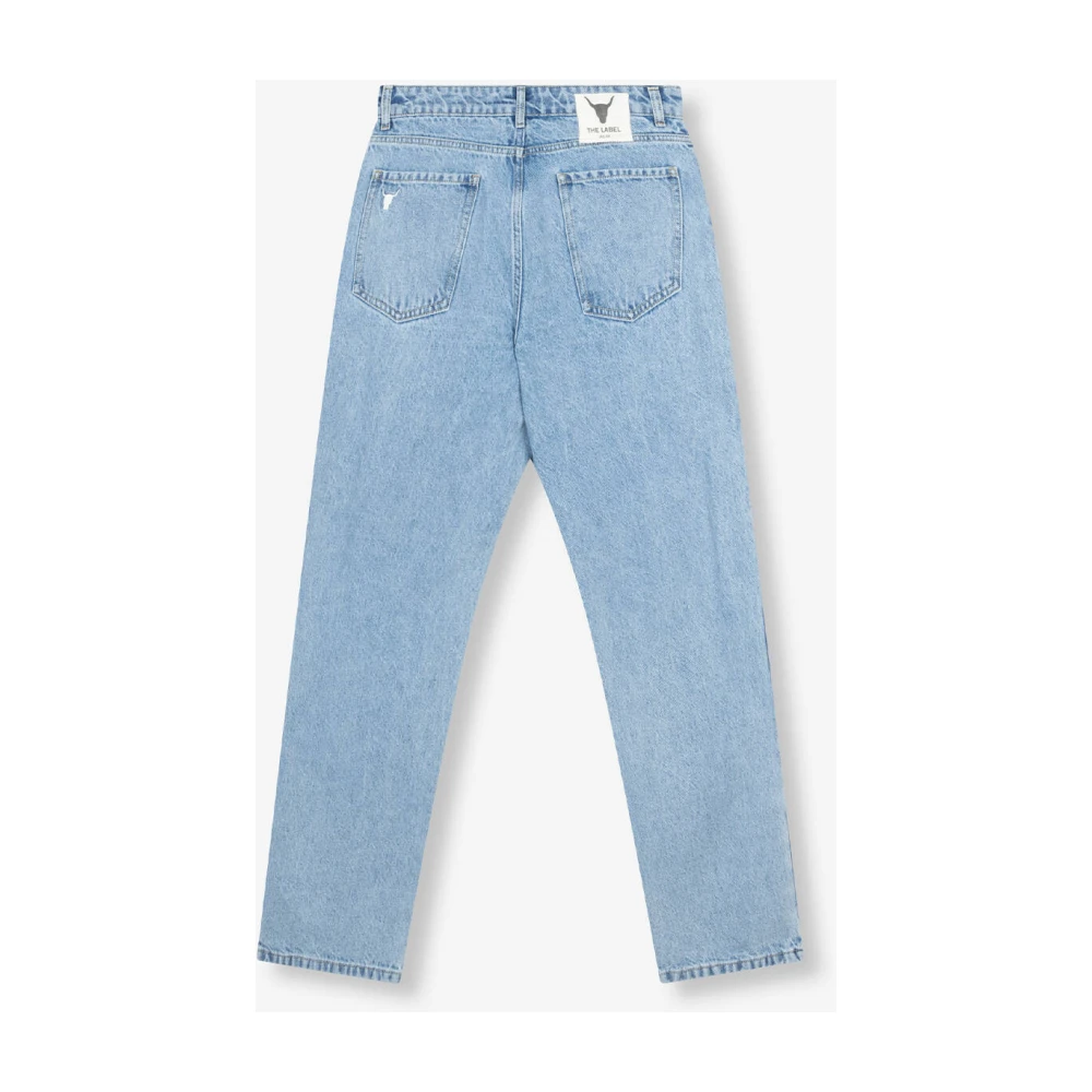 Alix The Label Denim Bull Broek Blue Dames