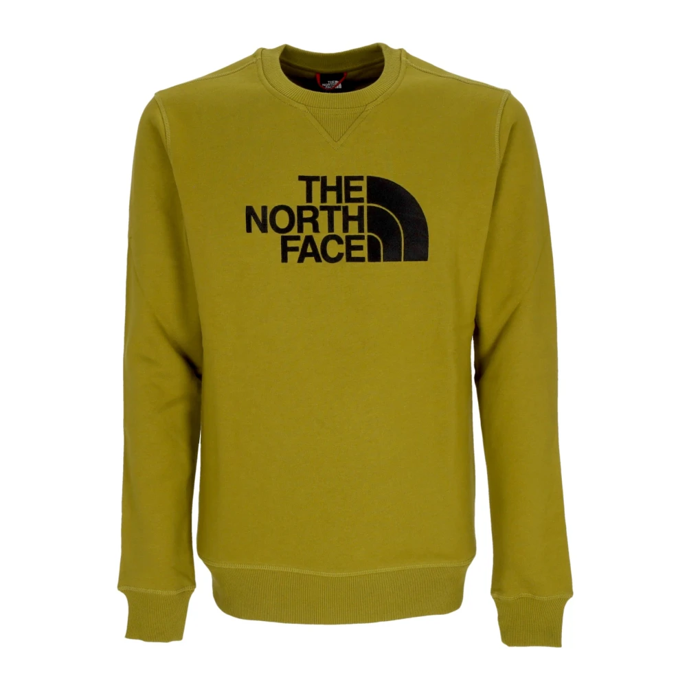 The North Face Drew Peak Crewneck Sweatshirt Streetwear Green Heren