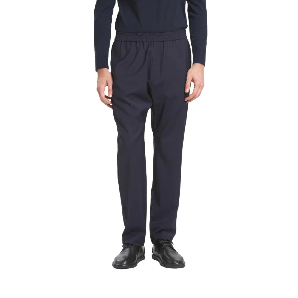 Barena Venezia Men's Blue Straight Trousers, S, Pantalone Bativoga Tropical