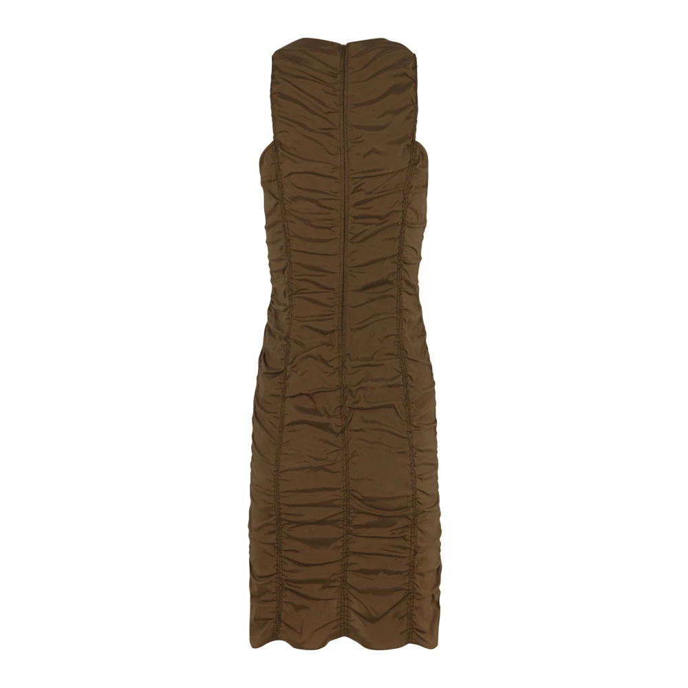 Cortana Mirtha mini hazelnoot jurk Brown Dames