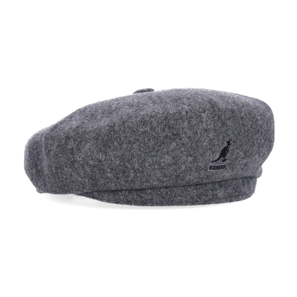 Kangol Wollen Flanellen Flat Cap Hoed Gray Heren