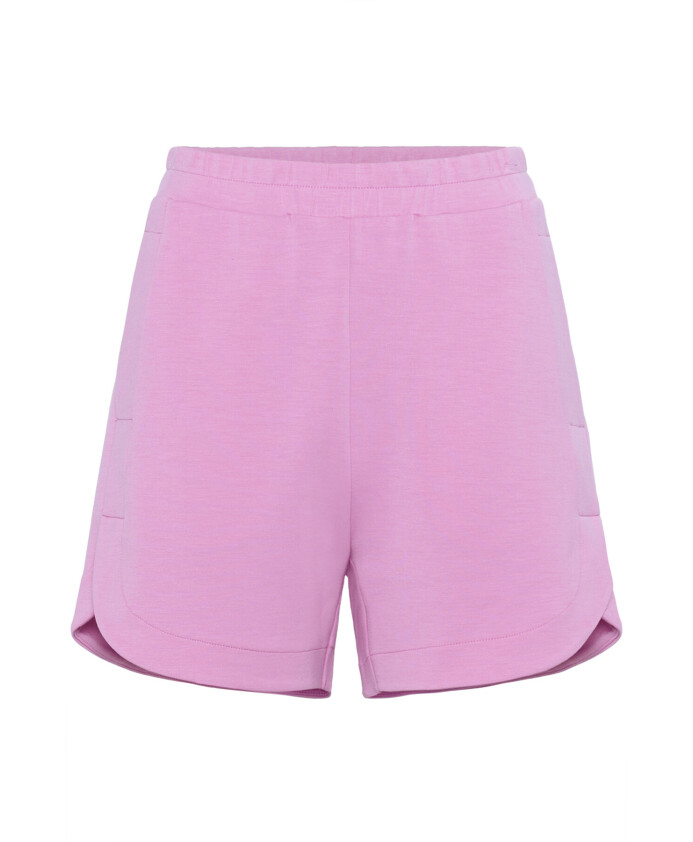 cyclamen-elastic-waist-shorts
