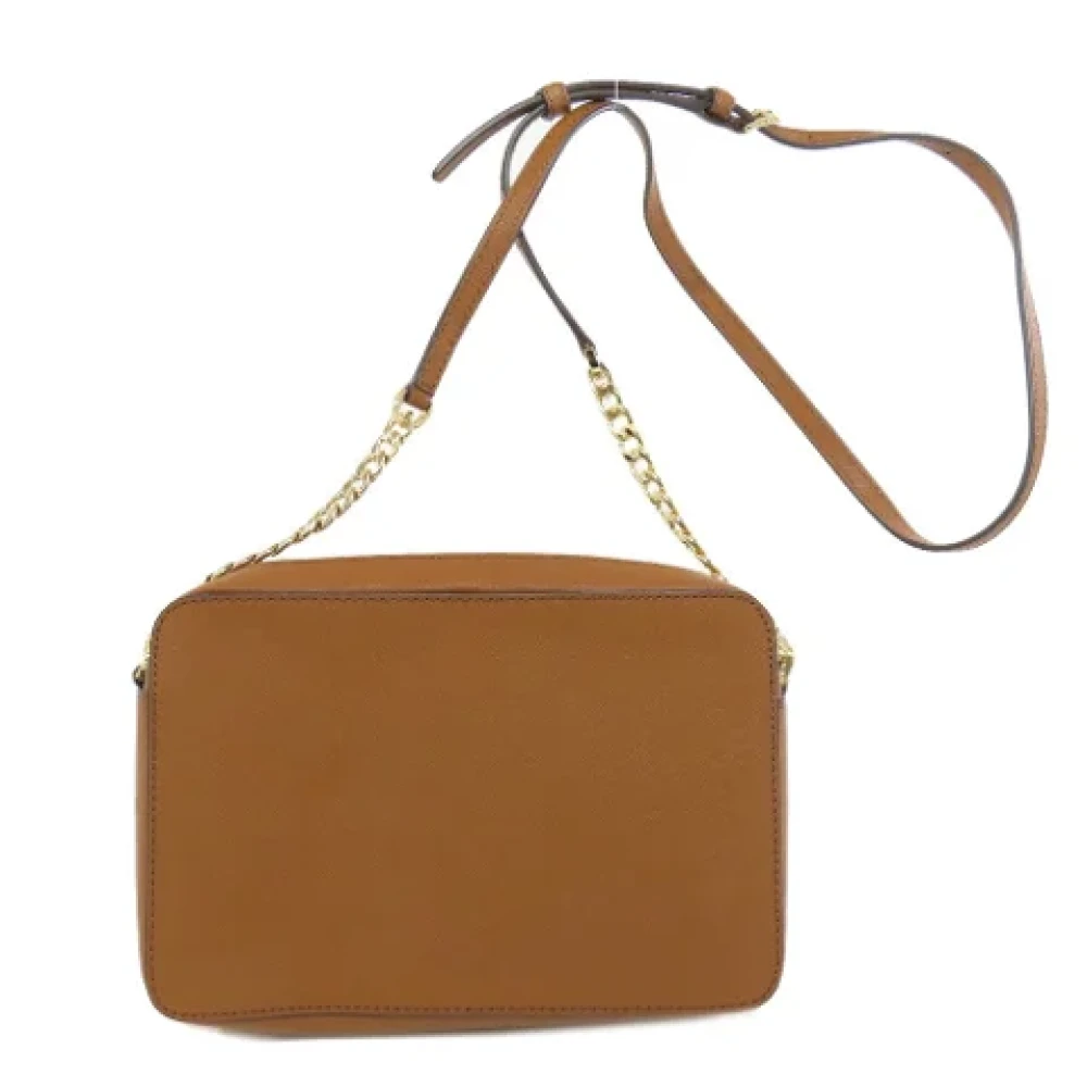 Michael Kors Pre-owned Leather shoulder-bags Brown Dames