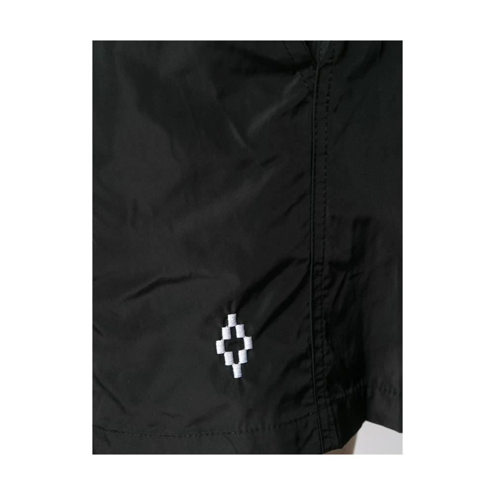 Marcelo Burlon Heren Boxer Zwembroek Geborduurd Logo Black Heren
