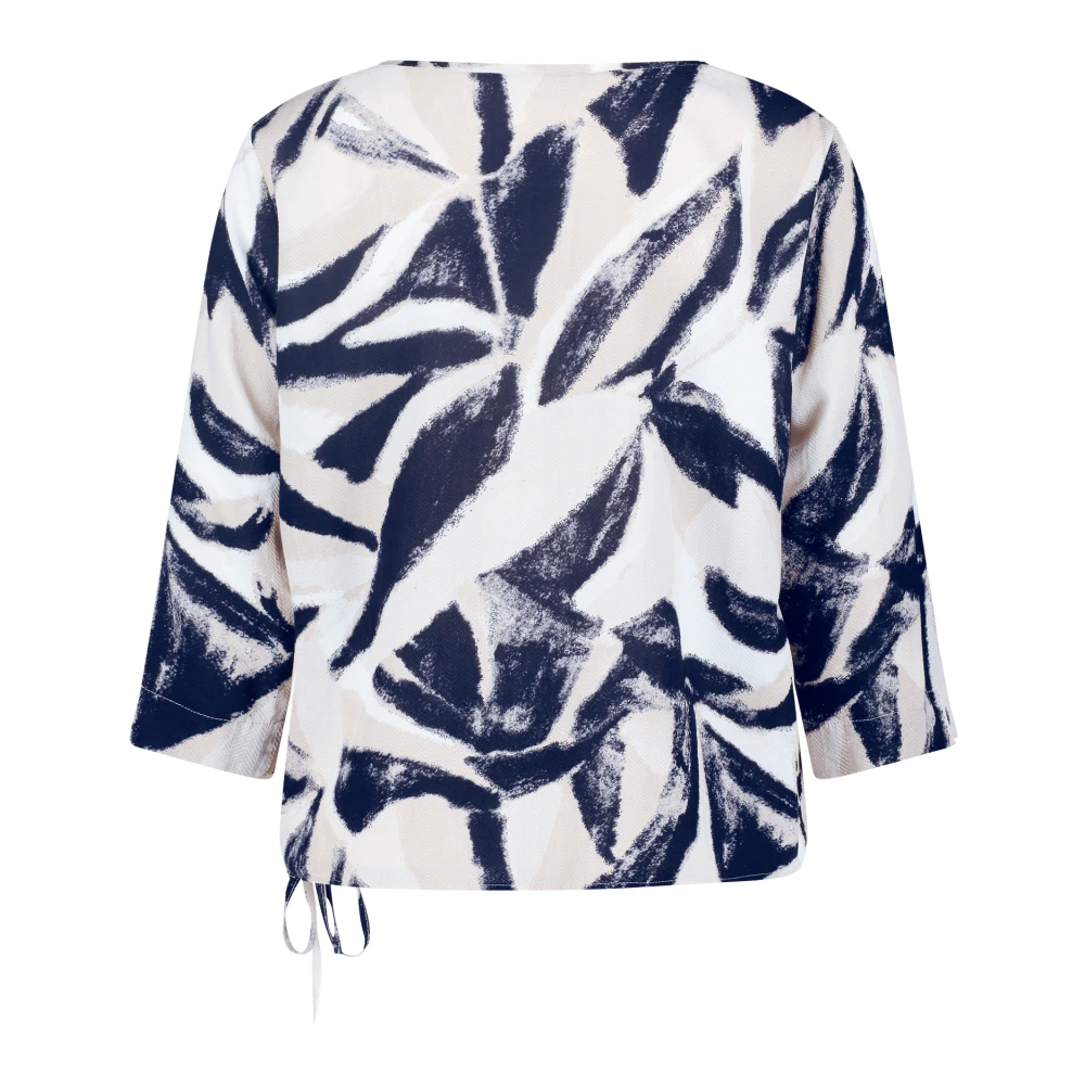 Betty & Co Grafische Print Blouse Shirt Multicolor Dames