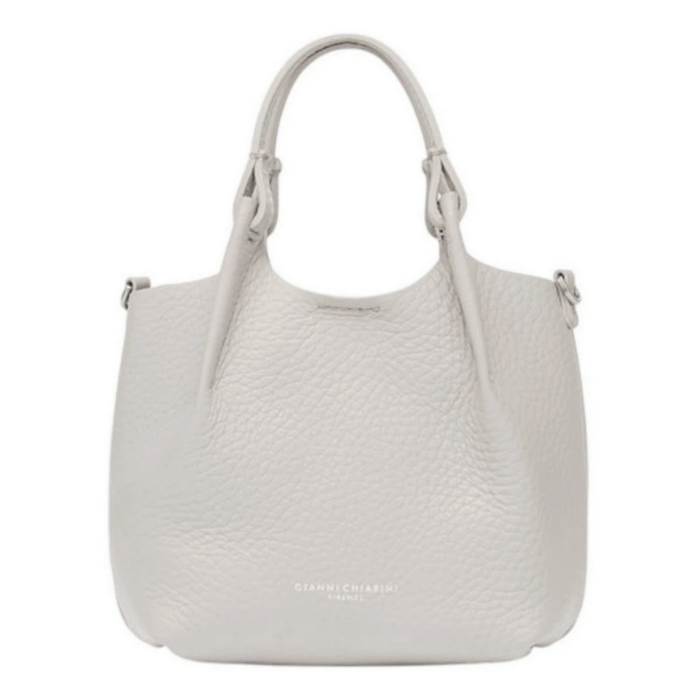 Gianni Chiarini Ivoren Leren Handtas Beige Dames